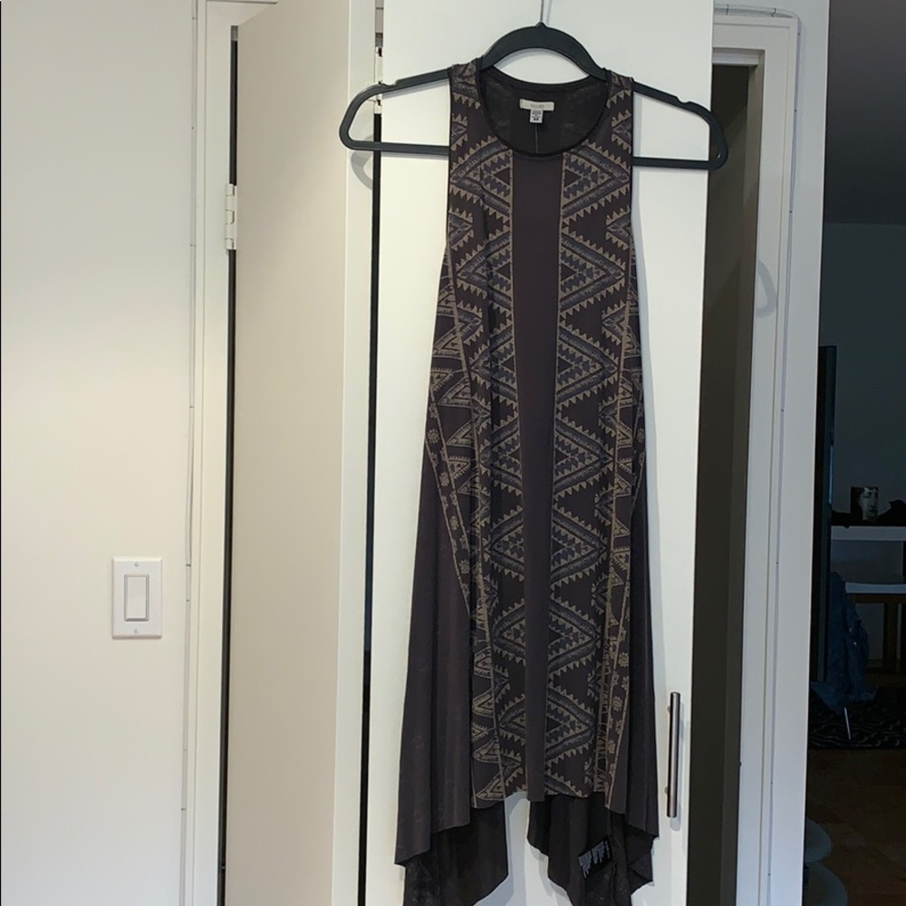Navy pattern dress